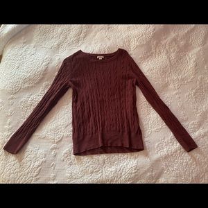 Burgundy Sweater